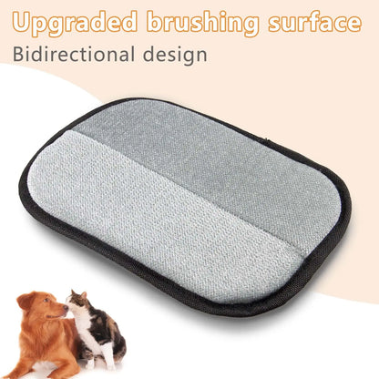 Pet Hair Removal Glove - Electrostatic Brush for Efficient Cat and Dog Hair Removal on Furniture, Carpets, and Car Seats (Black, Single Pack)