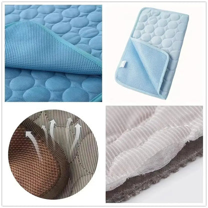 Pet Cooling Mat, Summer Pet Ice Pad, Breathable Pet Cooling Mat, Summer Cooling Pad for Dogs & Cats, Pet Supplies