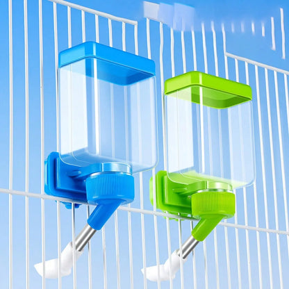 Automatic Bird Watering System, Self-Feeding Device for Small Birds, Cage Accessories, Pigeon Feeder, Cage Mounted Feeder, Parrot Feeder, Bird Feeders, Essential Pet Supplies