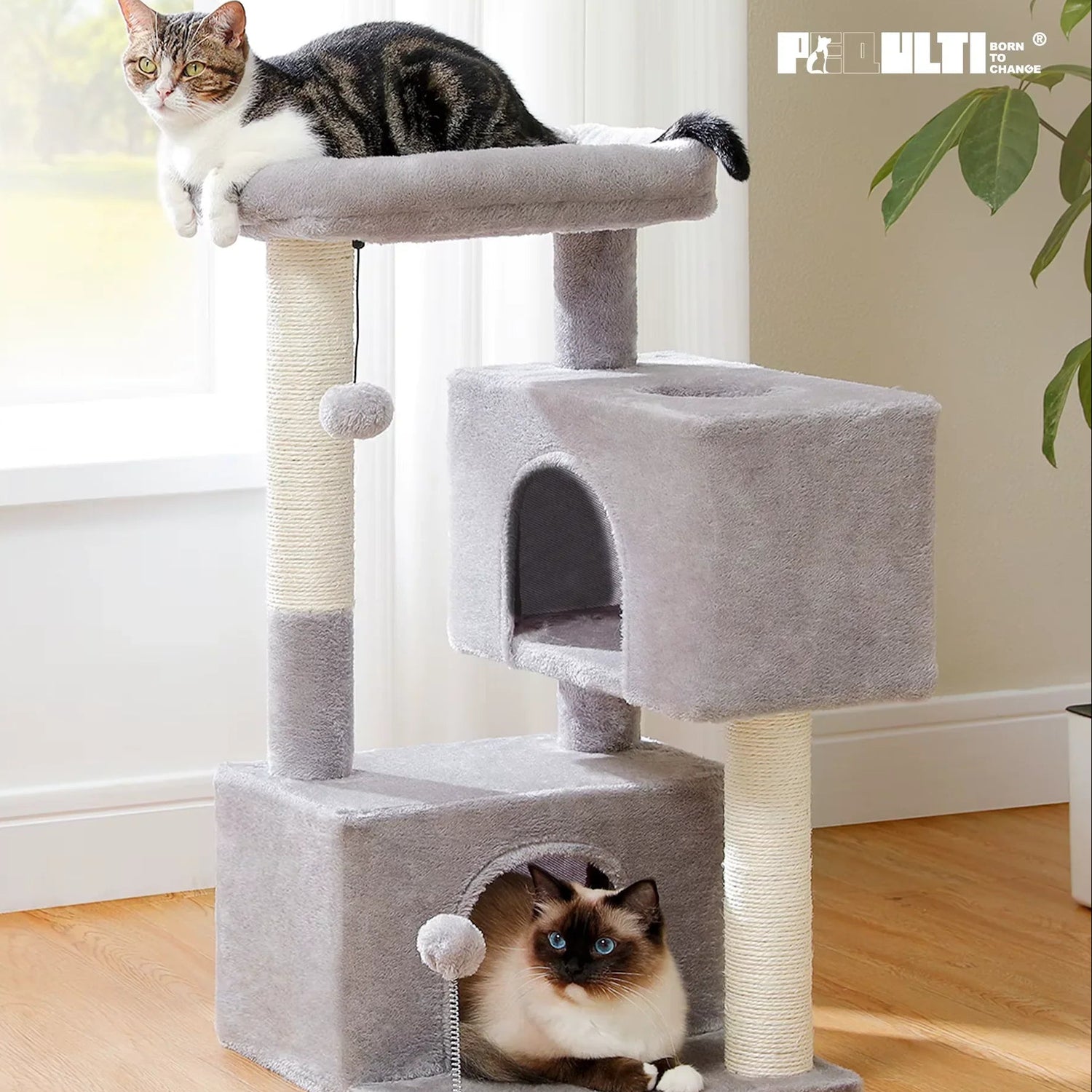 Cat Tree for Large Cats Cat Tower for Indoor 