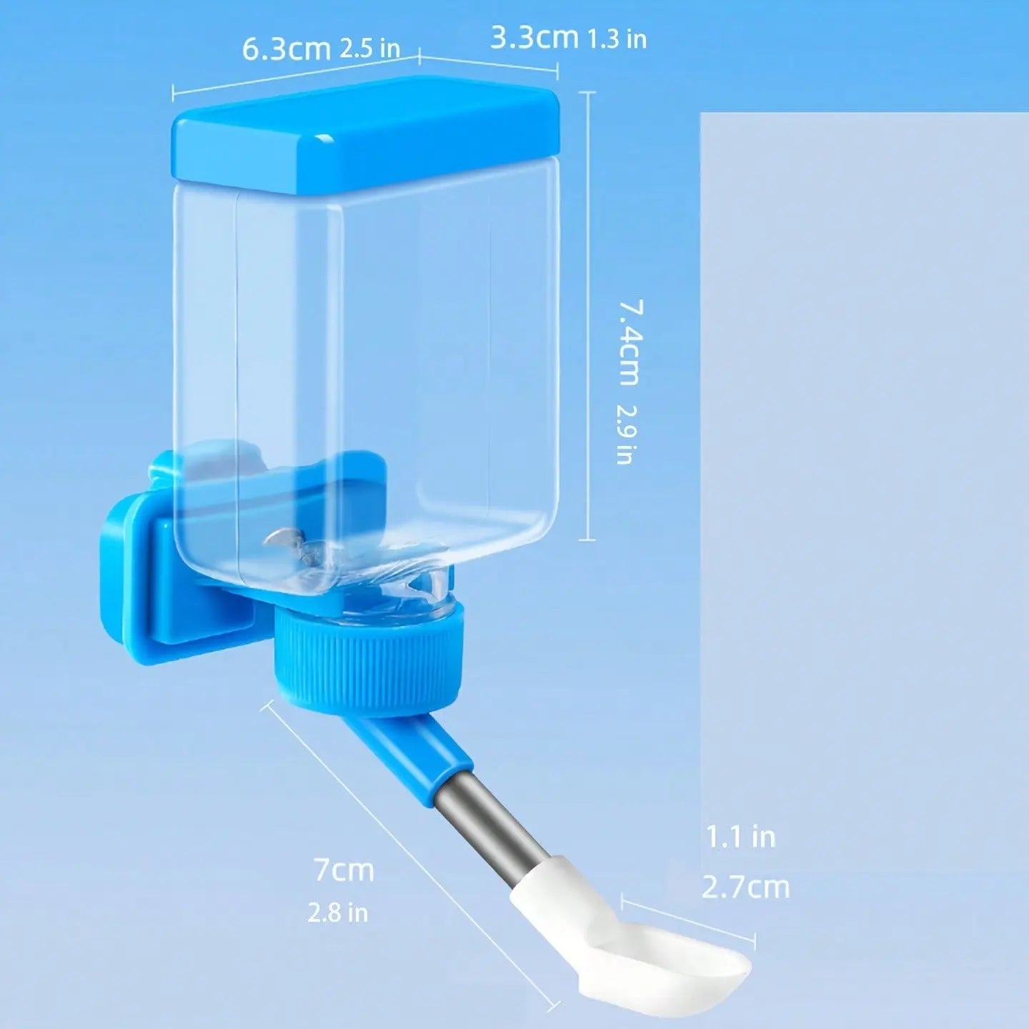 Automatic Bird Watering System, Self-Feeding Device for Small Birds, Cage Accessories, Pigeon Feeder, Cage Mounted Feeder, Parrot Feeder, Bird Feeders, Essential Pet Supplies