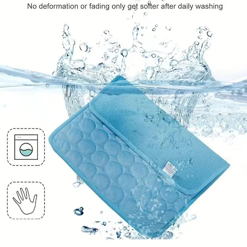 Pet Cooling Mat, Summer Pet Ice Pad, Breathable Pet Cooling Mat, Summer Cooling Pad for Dogs & Cats, Pet Supplies