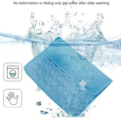 Pet Cooling Mat, Summer Pet Ice Pad, Breathable Pet Cooling Mat, Summer Cooling Pad for Dogs & Cats, Pet Supplies